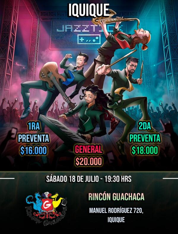 Jazztick Concierto Gamer (Iquique)