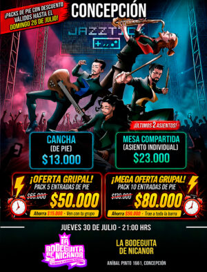 Jazztick Concierto Gamer (Concepción)