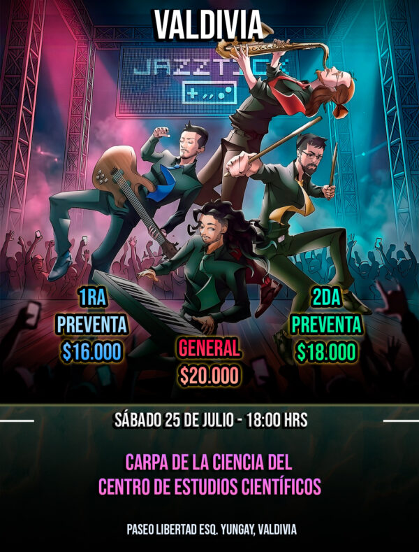 Jazztick Concierto Gamer (Valdivia)